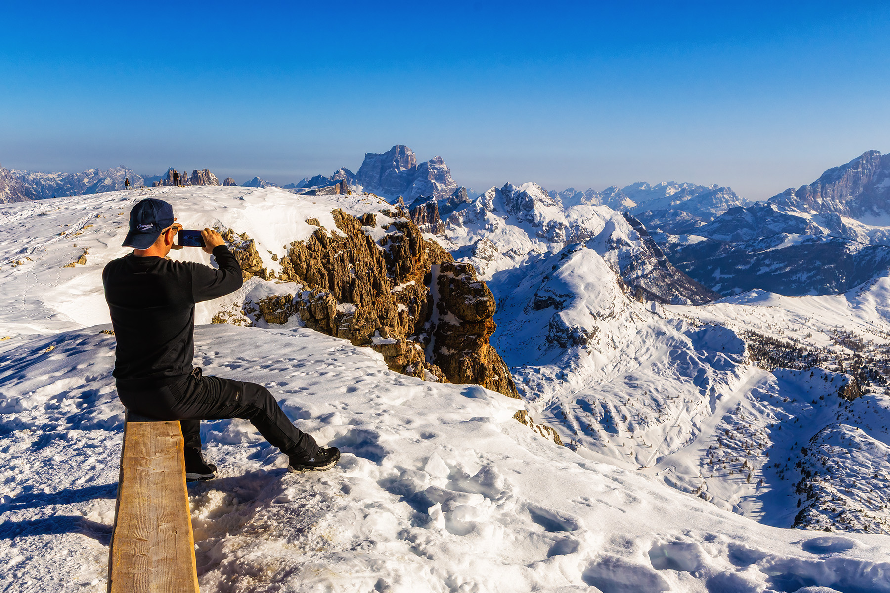 Me and The Dolomites in Winter