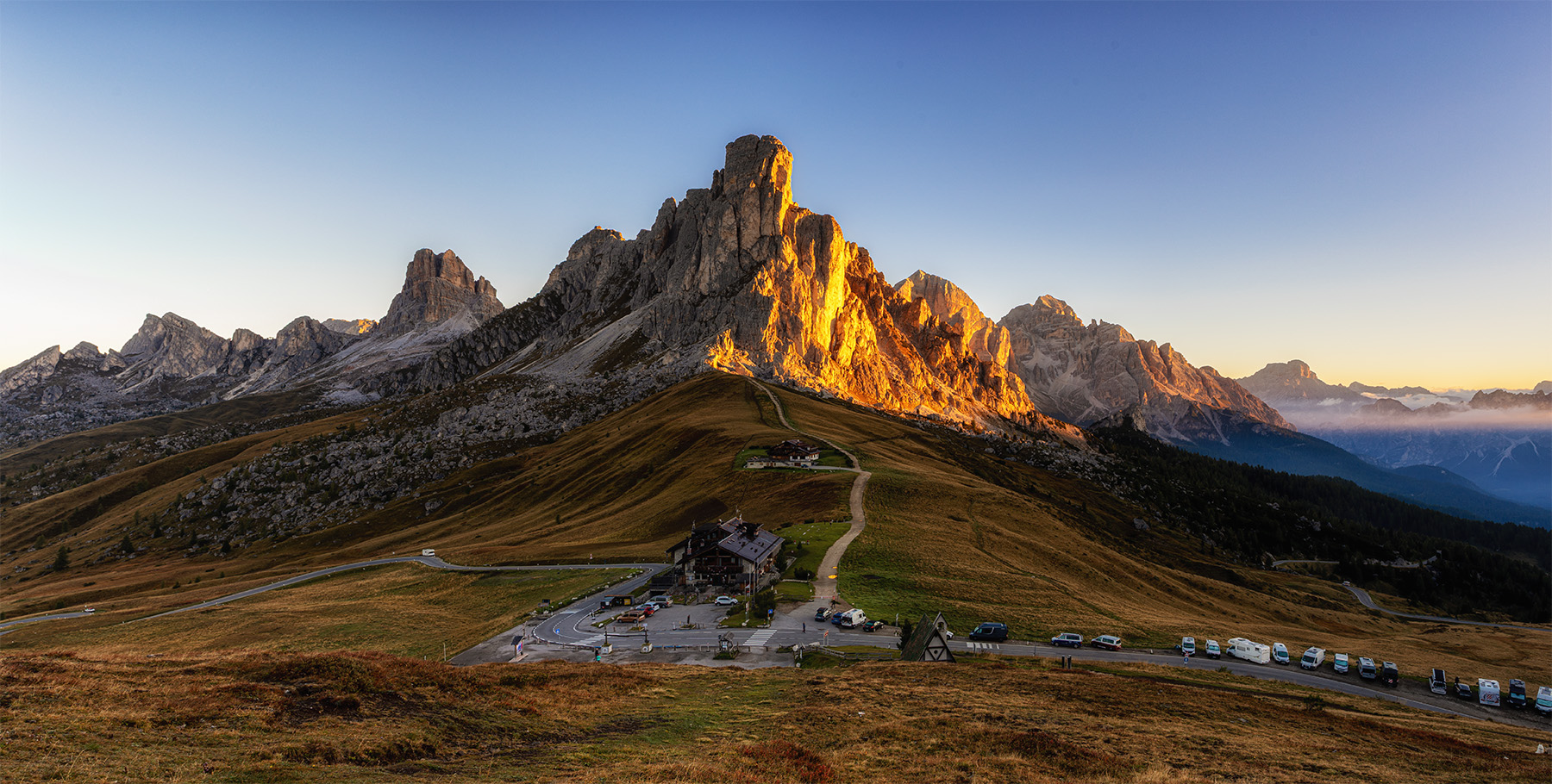 Passo Giau at Sunrise Passo Giau at Sunrise